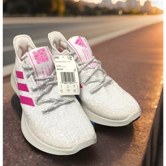 Adidas Running Fitness Sensebounce Boost Shoes Womens 6.5 Fast Ship NEW - Picture 10 of 11